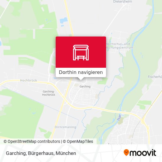 Garching, Bürgerhaus Karte
