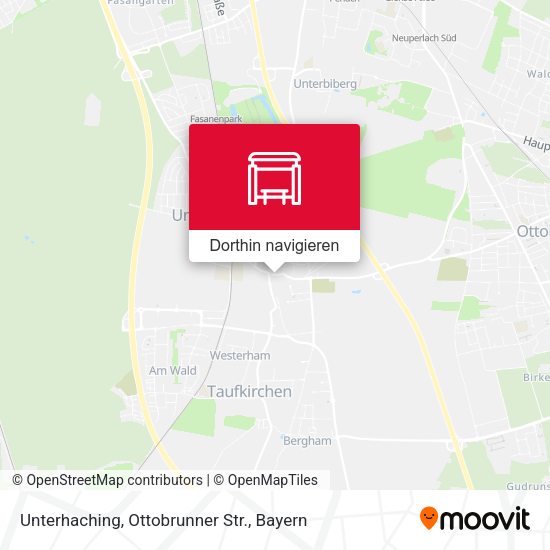 Unterhaching, Ottobrunner Str. Karte