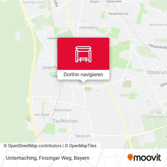 Unterhaching, Finsinger Weg Karte
