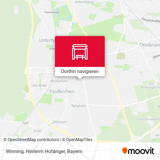 Winning, Hinterm Hofanger Karte