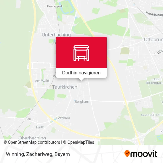Winning, Zacherlweg Karte