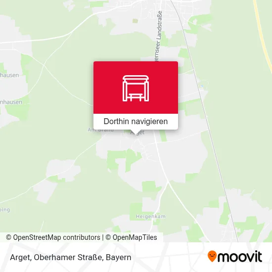 Arget, Oberhamer Straße Karte