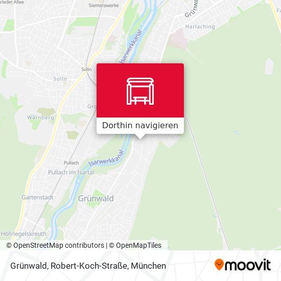 Grünwald, Robert-Koch-Straße Karte