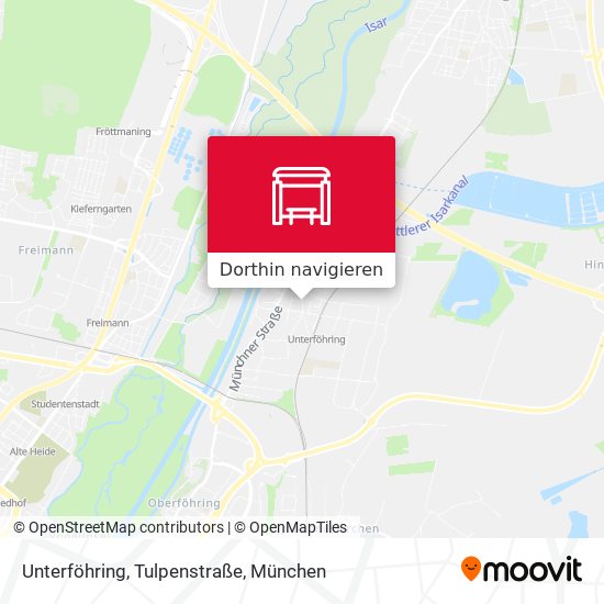 Unterföhring, Tulpenstraße Karte