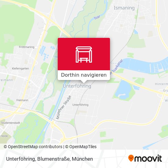 Unterföhring, Blumenstraße Karte