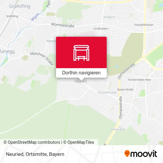 Neuried, Ortsmitte Karte