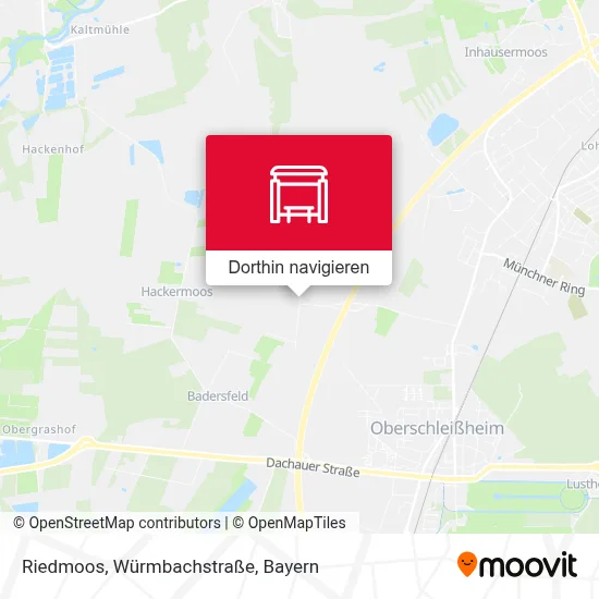 Riedmoos, Würmbachstraße Karte