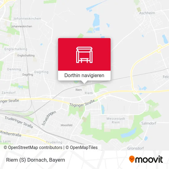 Riem (S) Dornach Karte