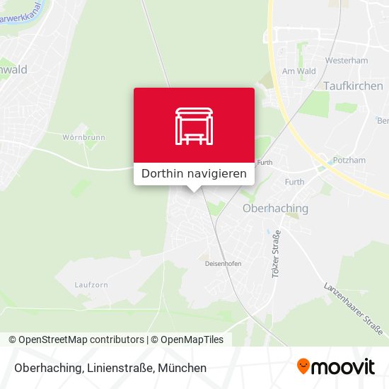 Oberhaching, Linienstraße Karte