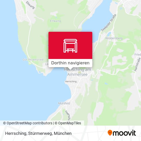 Herrsching, Stürmerweg Karte