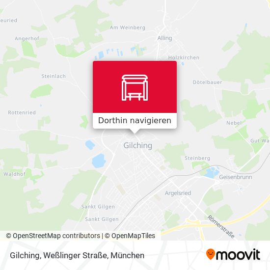 Gilching, Weßlinger Straße Karte