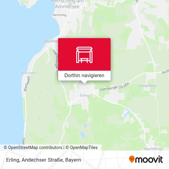 Erling, Andechser Straße Karte