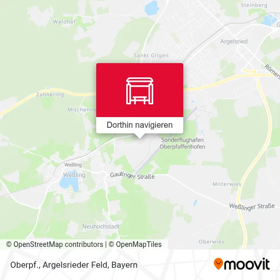 Oberpf., Argelsrieder Feld Karte