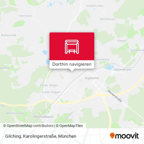Gilching, Karolingerstraße Karte