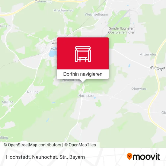 Hochstadt, Neuhochst. Str. Karte