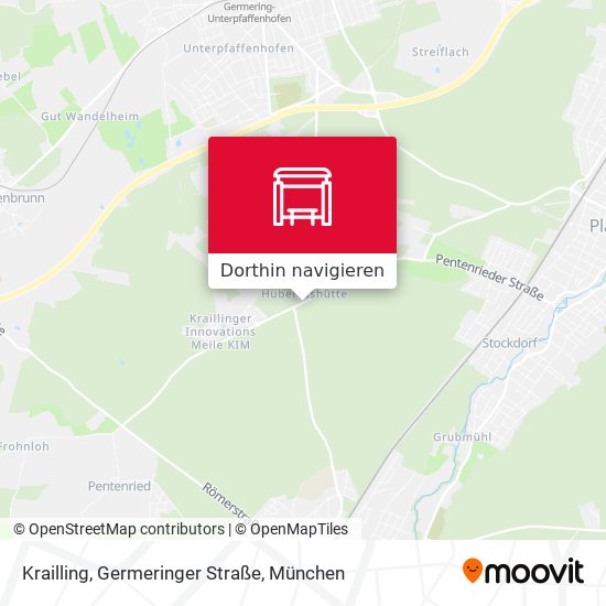 Krailling, Germeringer Straße Karte
