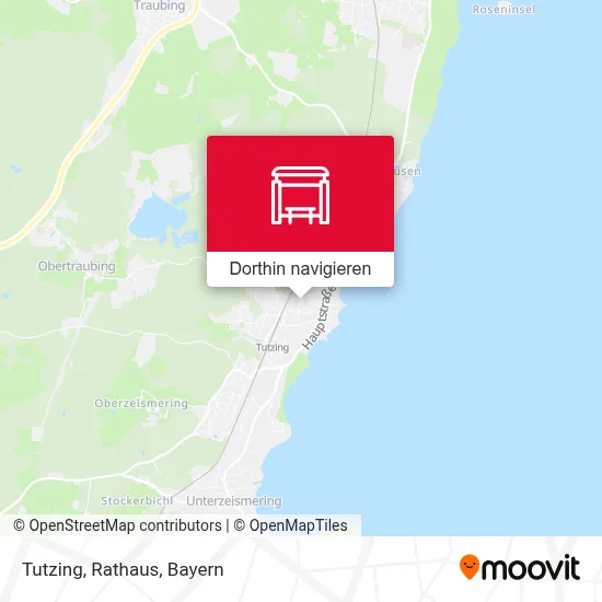 Tutzing, Rathaus Karte