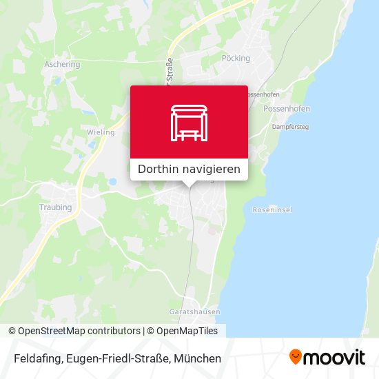 Feldafing, Eugen-Friedl-Straße Karte