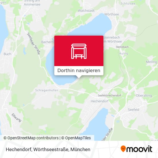 Hechendorf, Wörthseestraße Karte