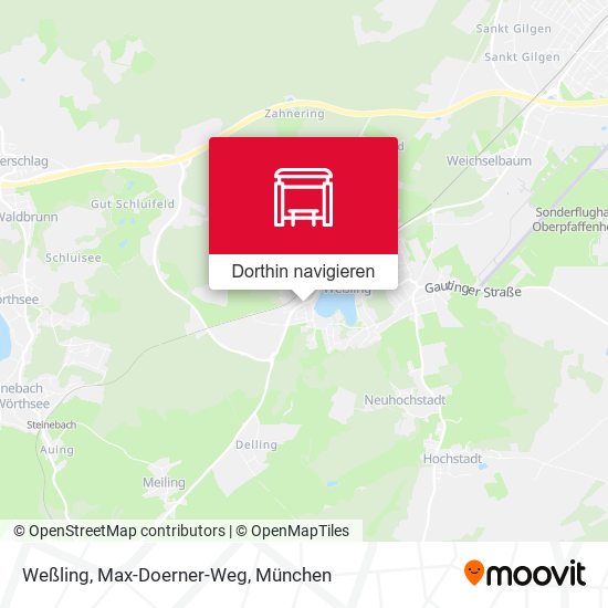 Weßling, Max-Doerner-Weg Karte