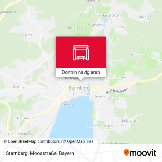 Starnberg, Moosstraße Karte