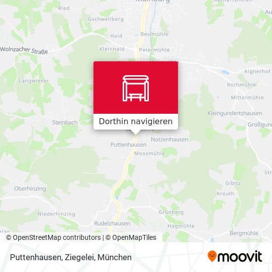 Puttenhausen, Ziegelei Karte