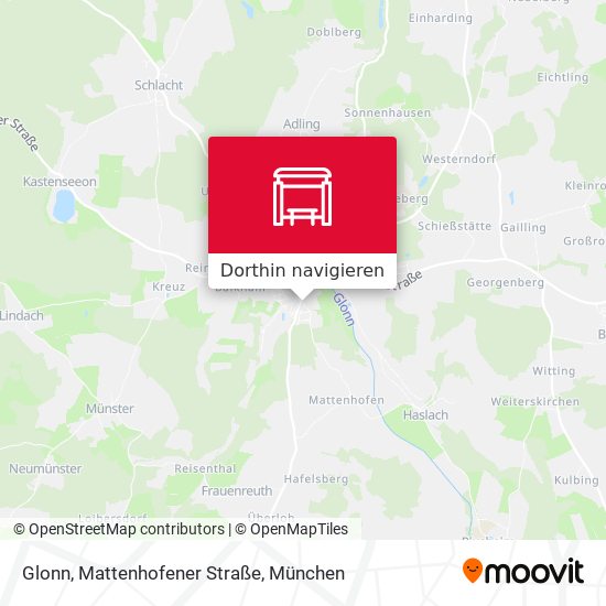 Glonn, Mattenhofener Straße Karte
