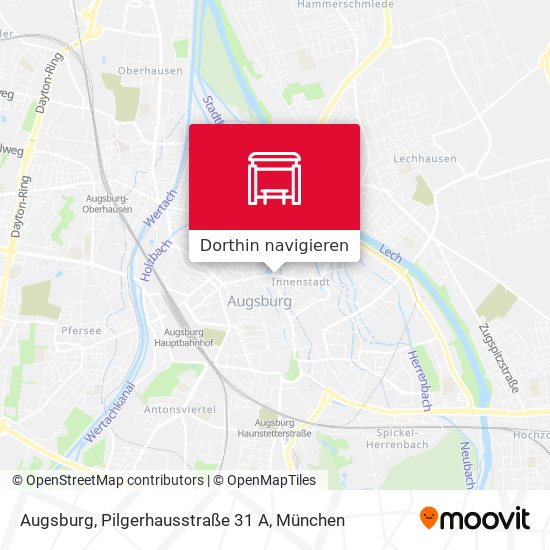 Augsburg, Pilgerhausstraße 31 A Karte