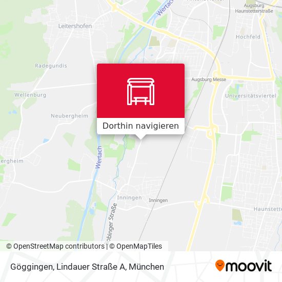Göggingen, Lindauer Straße A Karte