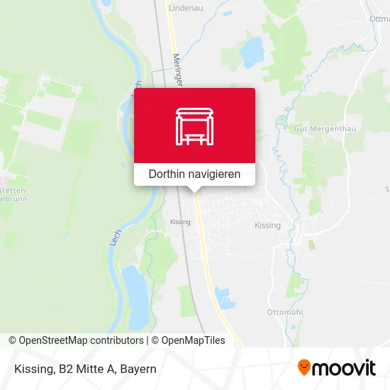 Kissing, B2 Mitte A Karte