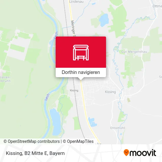 Kissing, B2 Mitte E Karte