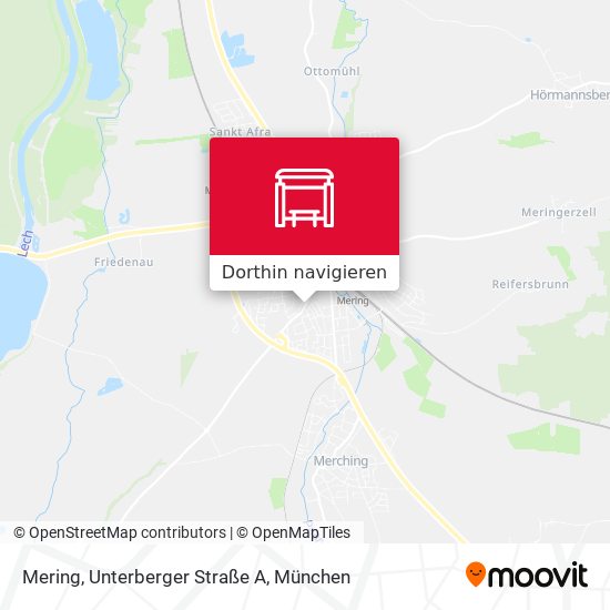 Mering, Unterberger Straße A Karte