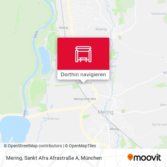 Mering, Sankt Afra Afrastraße A Karte