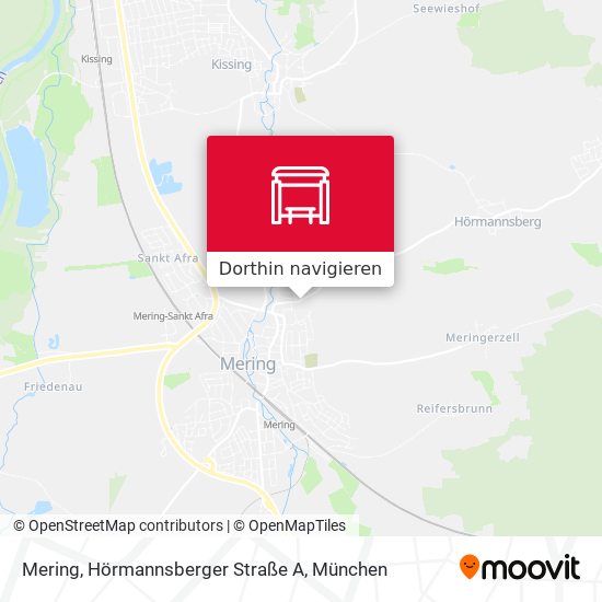 Mering, Hörmannsberger Straße A Karte