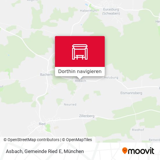Asbach, Gemeinde Ried E Karte