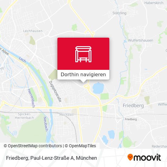 Friedberg, Paul-Lenz-Straße A Karte