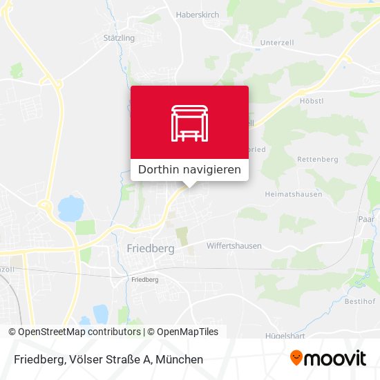 Friedberg, Völser Straße A Karte