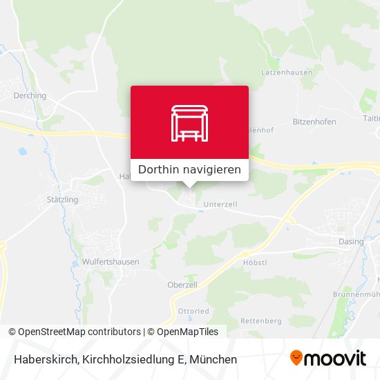 Haberskirch, Kirchholzsiedlung E Karte