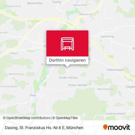 Dasing, St. Franziskus Hs.-Nr.8 E Karte