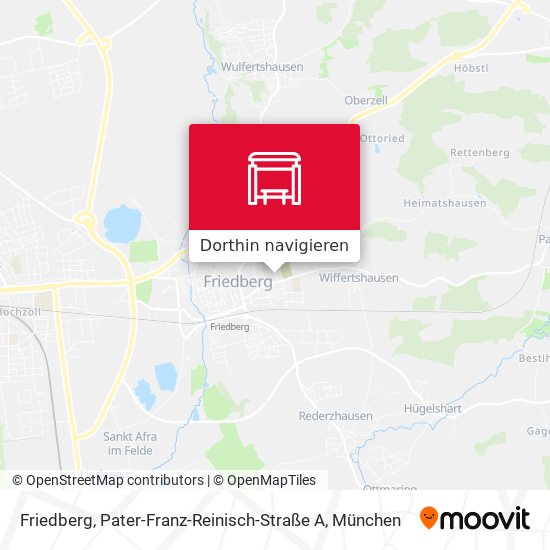Friedberg, Pater-Franz-Reinisch-Straße A Karte