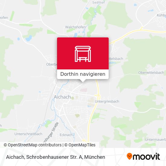 Aichach, Schrobenhausener Str. A Karte