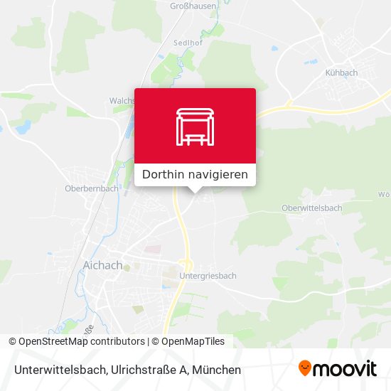 Unterwittelsbach, Ulrichstraße A Karte