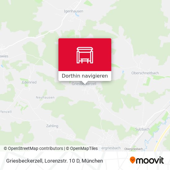 Griesbeckerzell, Lorenzstr. 10 D Karte