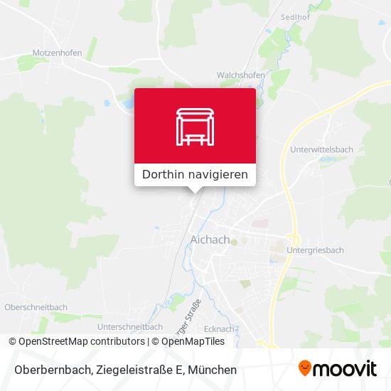 Oberbernbach, Ziegeleistraße E Karte