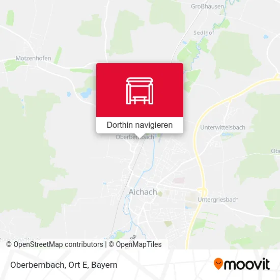 Oberbernbach, Ort E Karte