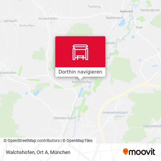 Walchshofen, Ort A Karte
