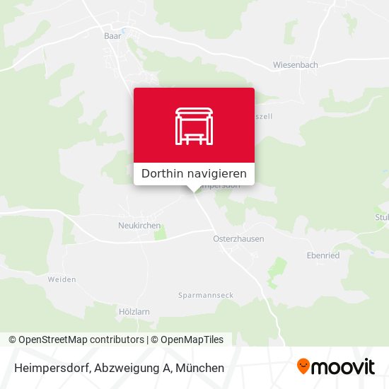 Heimpersdorf, Abzweigung A Karte