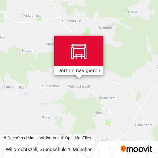 Willprechtszell, Grundschule 1 Karte