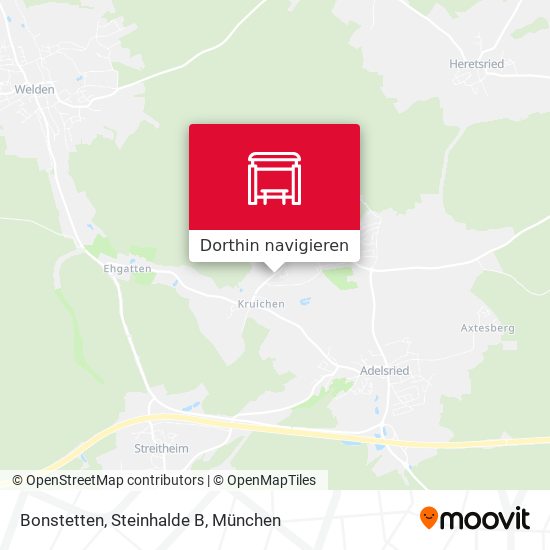 Bonstetten, Steinhalde B Karte
