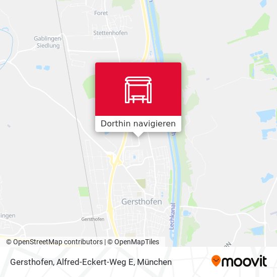 Gersthofen, Alfred-Eckert-Weg E Karte